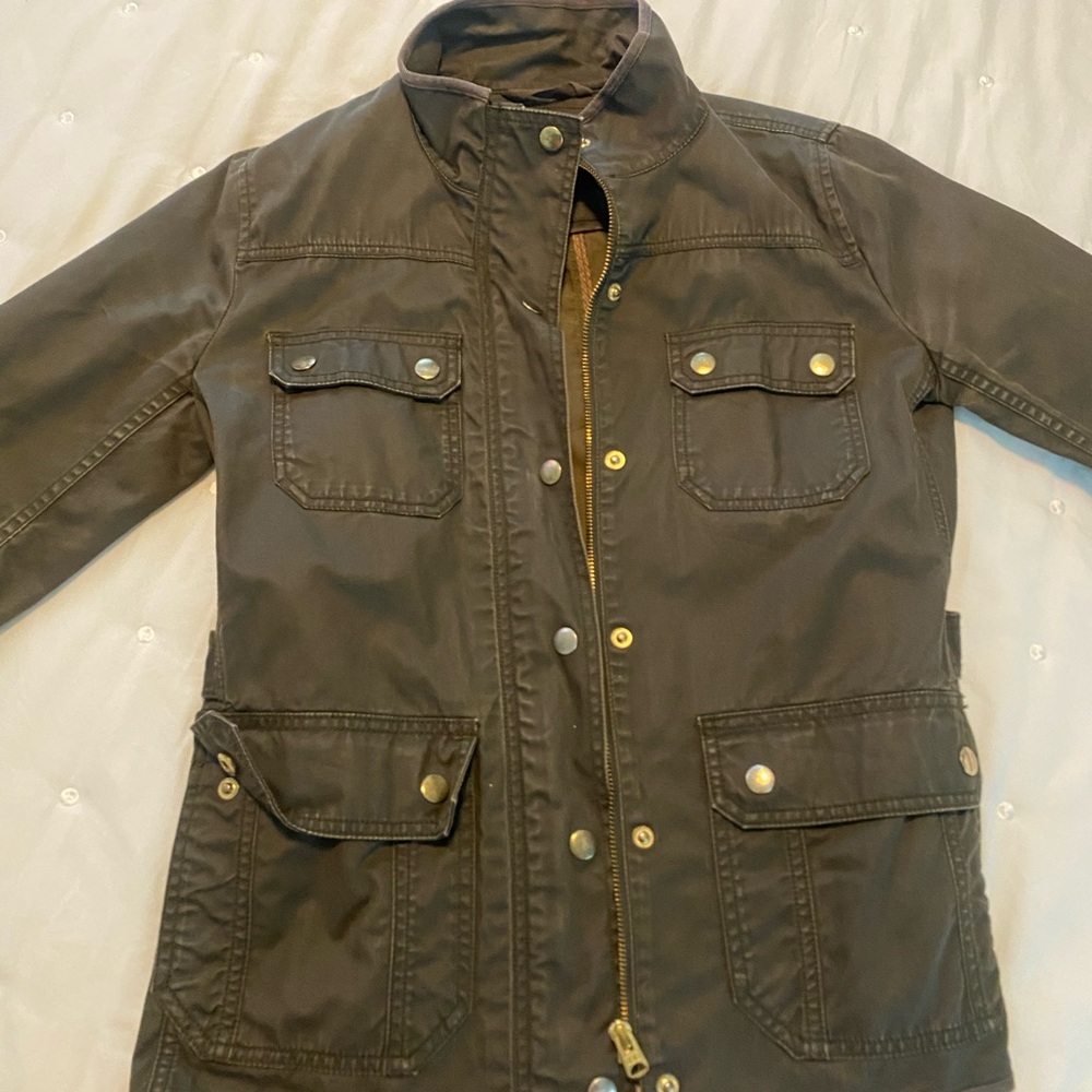 Olive Green Utility Jacket